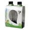 Sodastream Carbonating Bottle Twin Pack, Plastic, 33 oz, Clear/Black 1042221010 - alternate 3